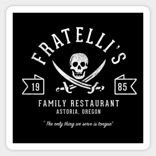 Fratelli's Family Restaurant - 1985 - vintage Goonies logo Sticker